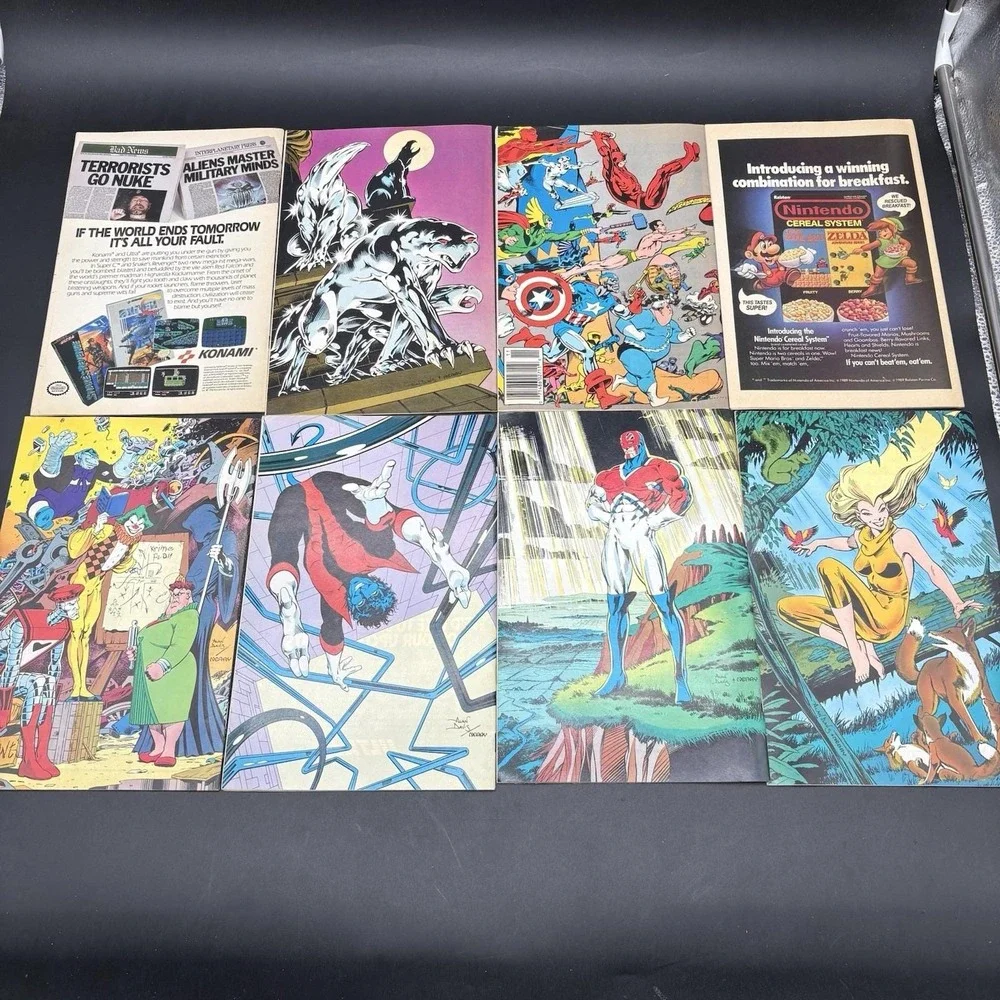 Lot of 8 Excalibur Comics Marvel 1980s 1990s Cross-Time Caper